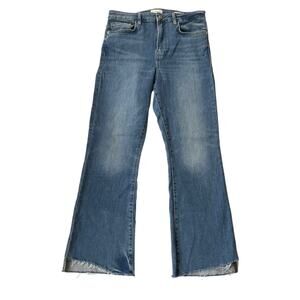 Frame Blue Le Crop Stretch Mini Boot Cropped Pants Women Size 30 | 30-2